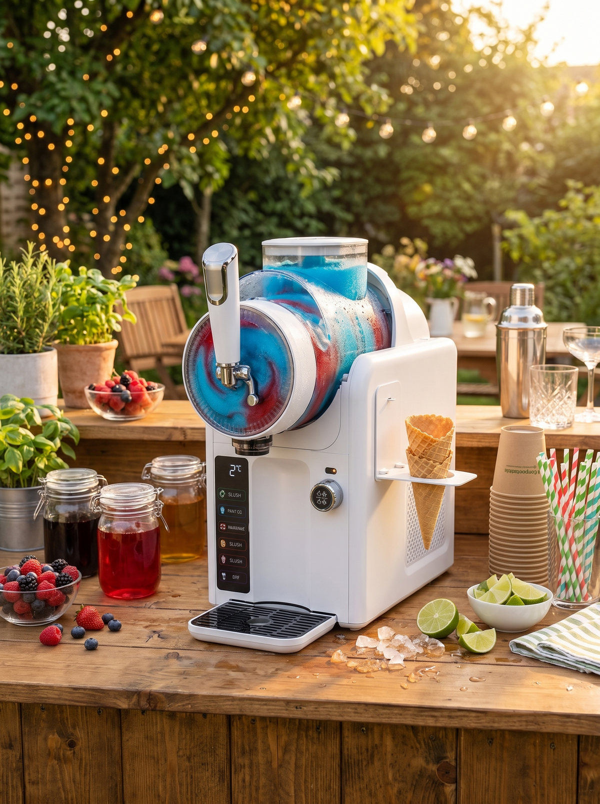 Slush and Frozen Drink Maker Machine lifestyle 1