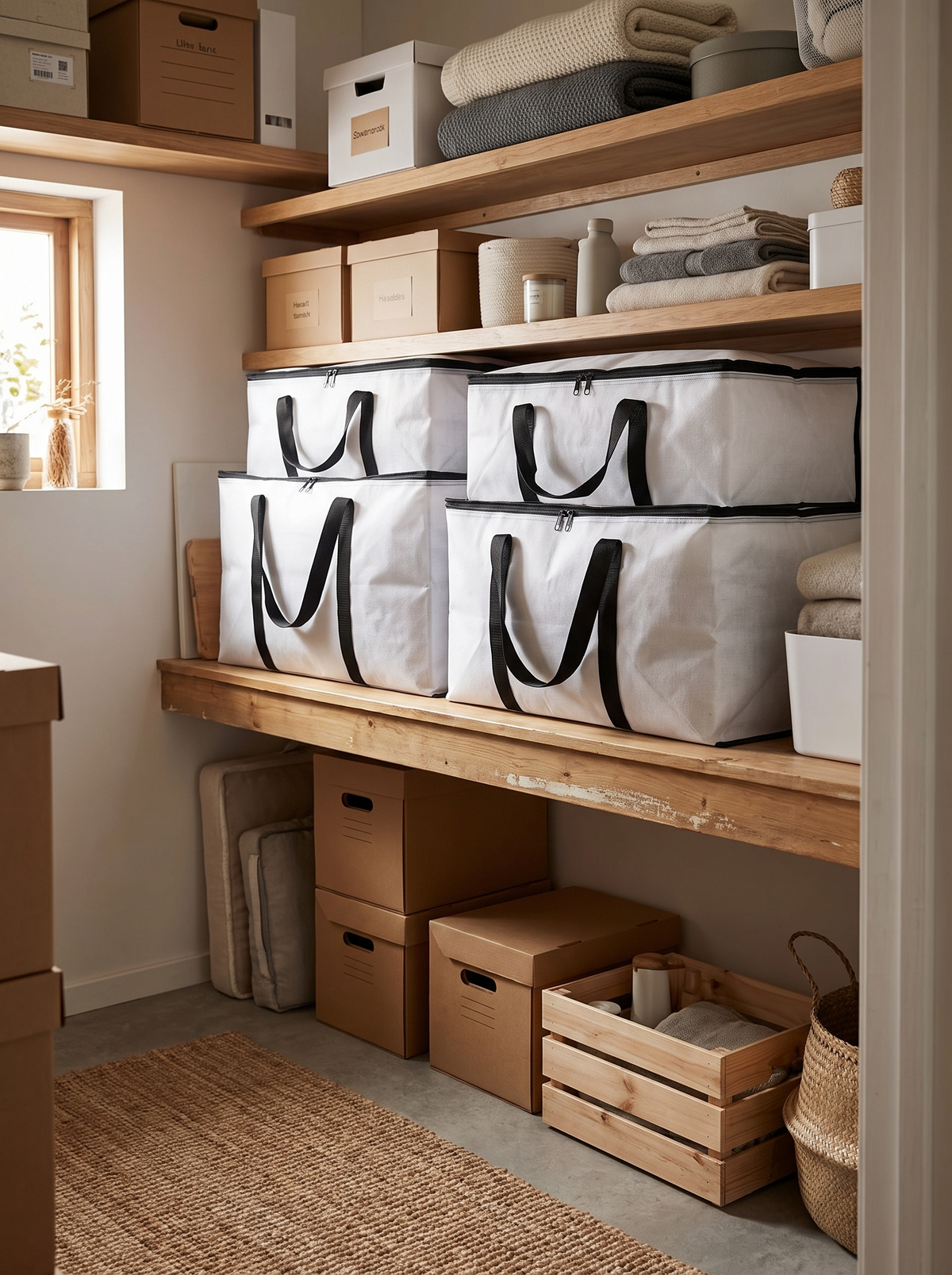 Heavy Duty Waterproof Moving Storage Tote lifestyle 3