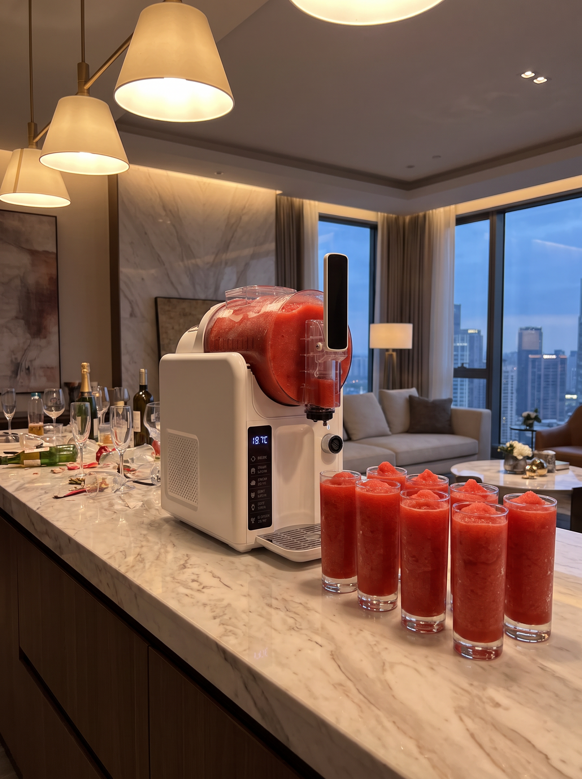 Dual Bowl Countertop Slushy Machine lifestyle 2