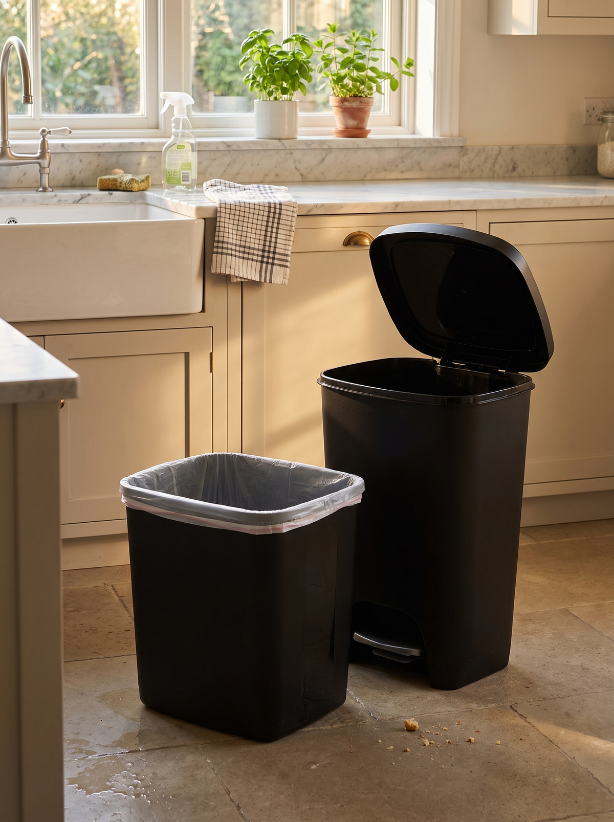 13 Gallon Step Pedal Kitchen Bin lifestyle 3