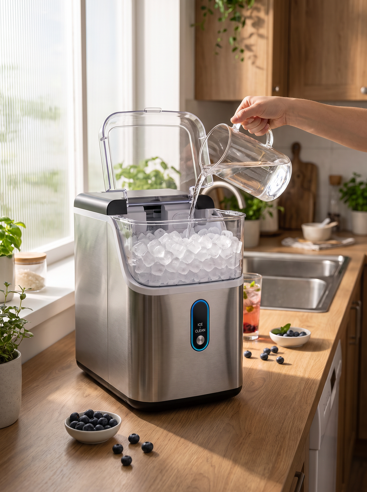 High Capacity Countertop Ice Machine lifestyle 2