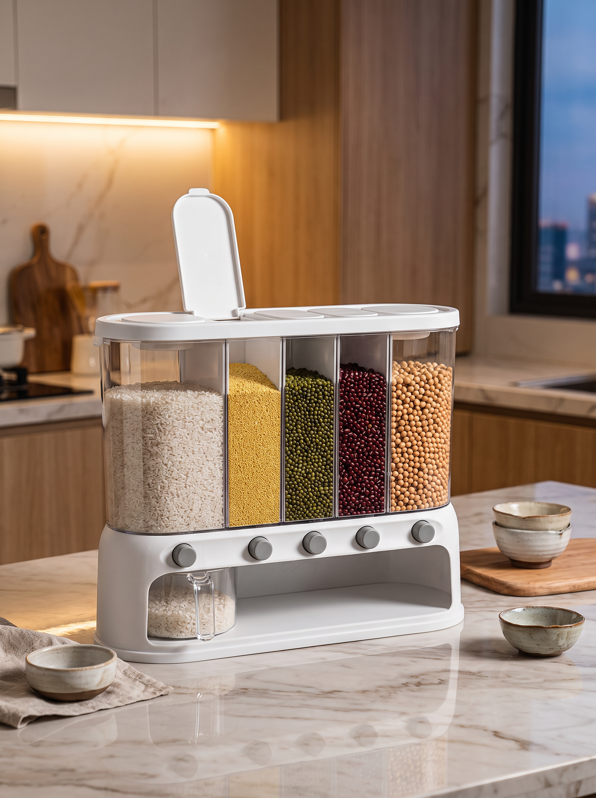 Multi Compartment Airtight Grain Container lifestyle 3