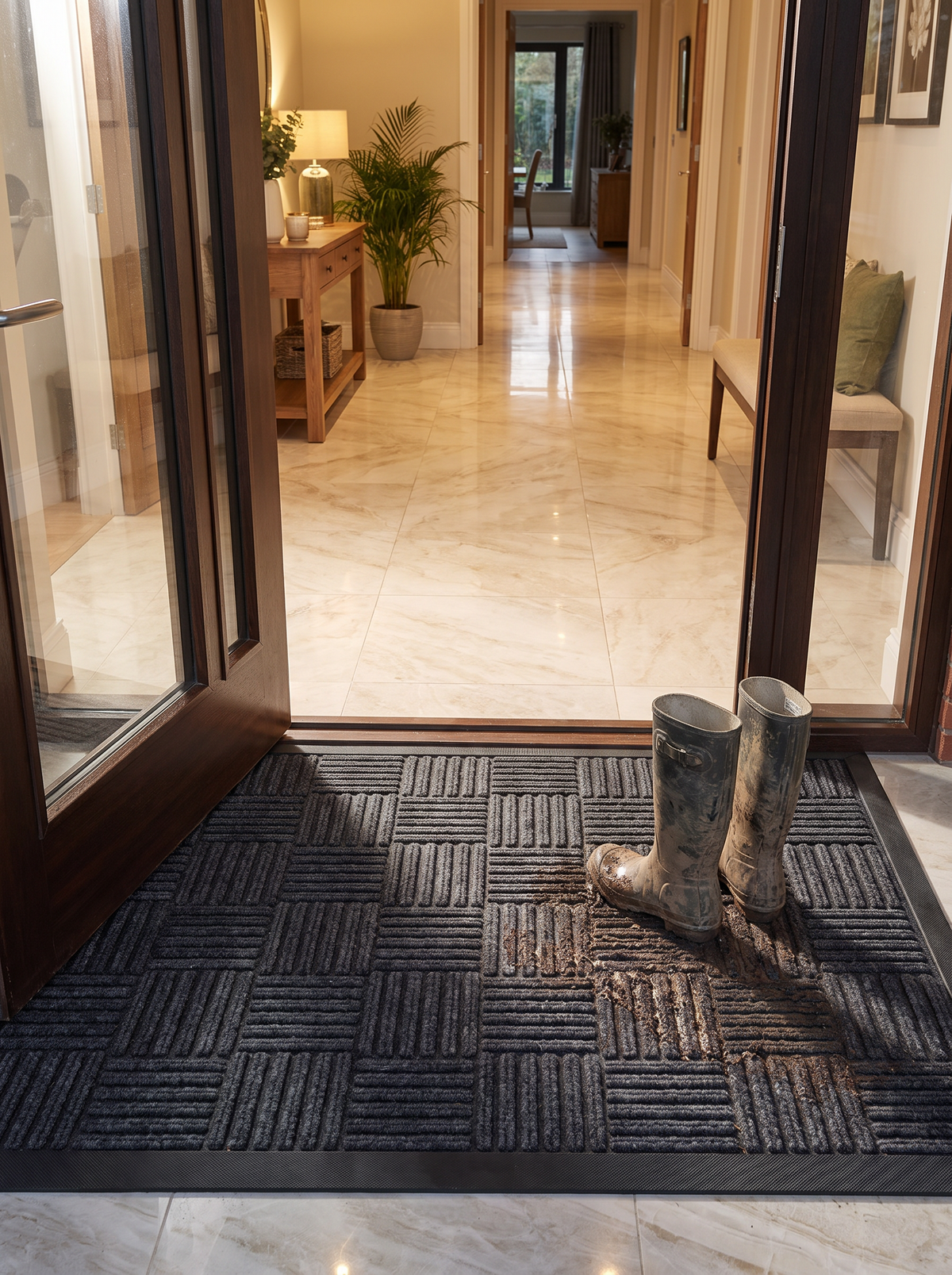Dirt Trapping Entryway Floor Rug lifestyle 1