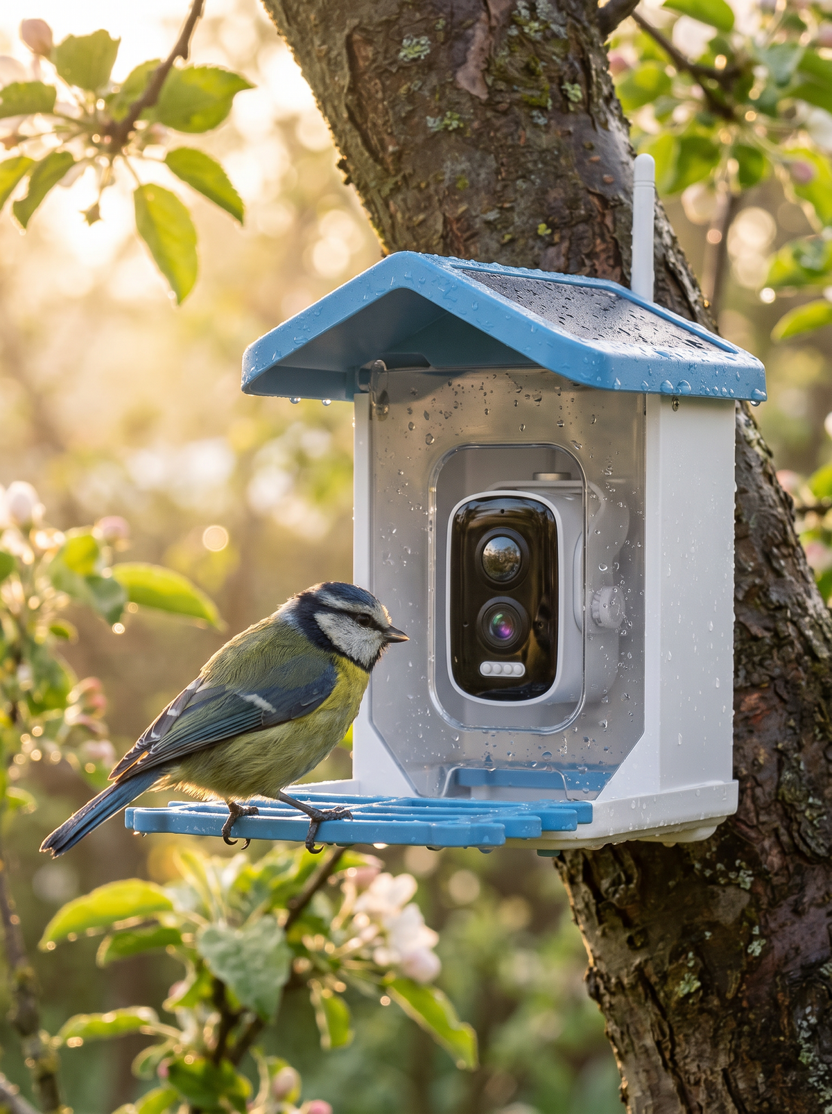 Solar Roof Smart Bird Feeder Camera lifestyle 2