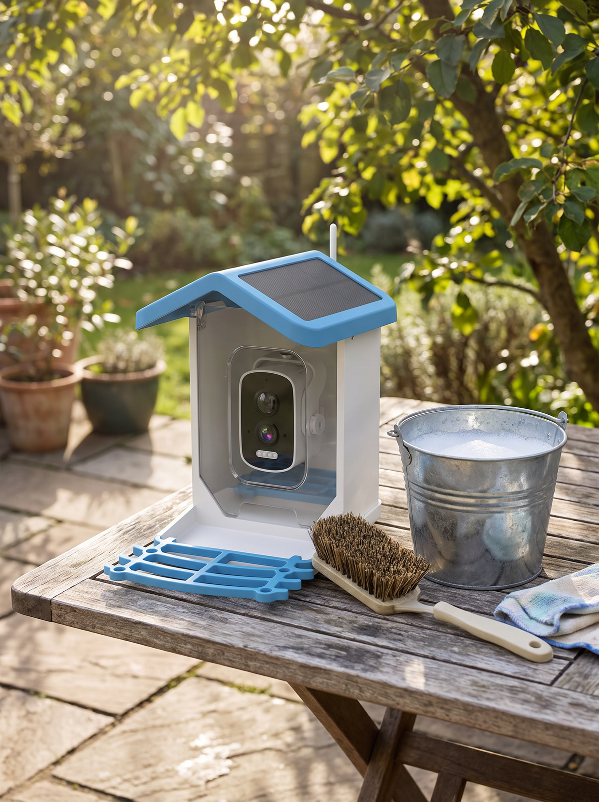 Solar Roof Smart Bird Feeder Camera lifestyle 3