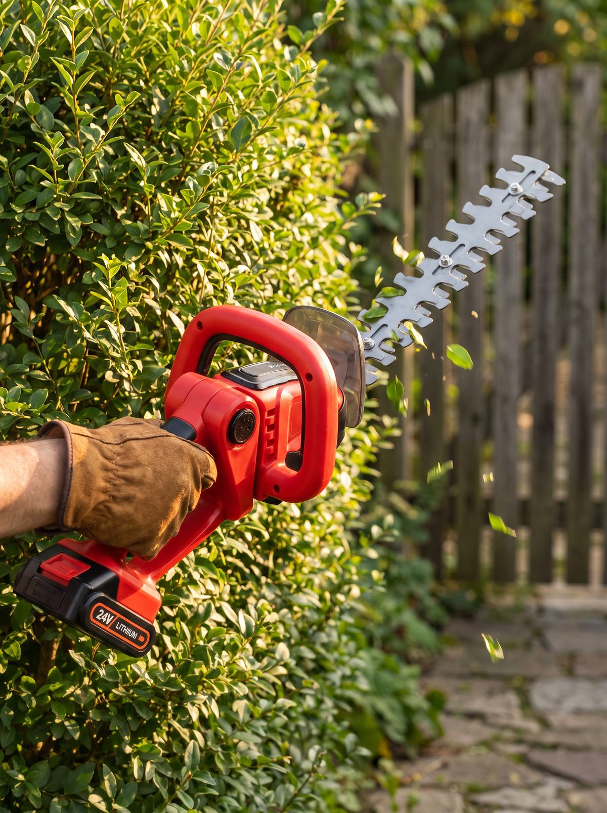 Cordless Dual Handle Hedge Trimmer lifestyle 3
