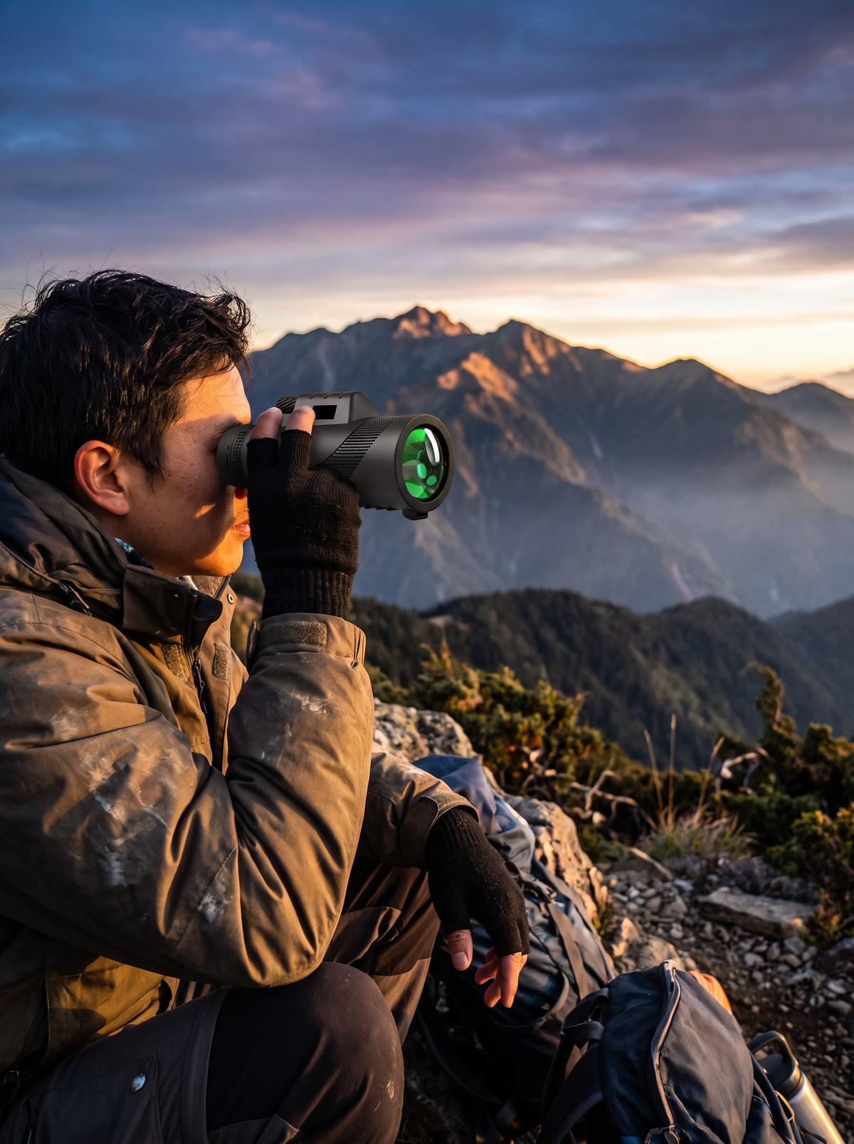 HD Monocular Telescope with Phone Mount lifestyle 2