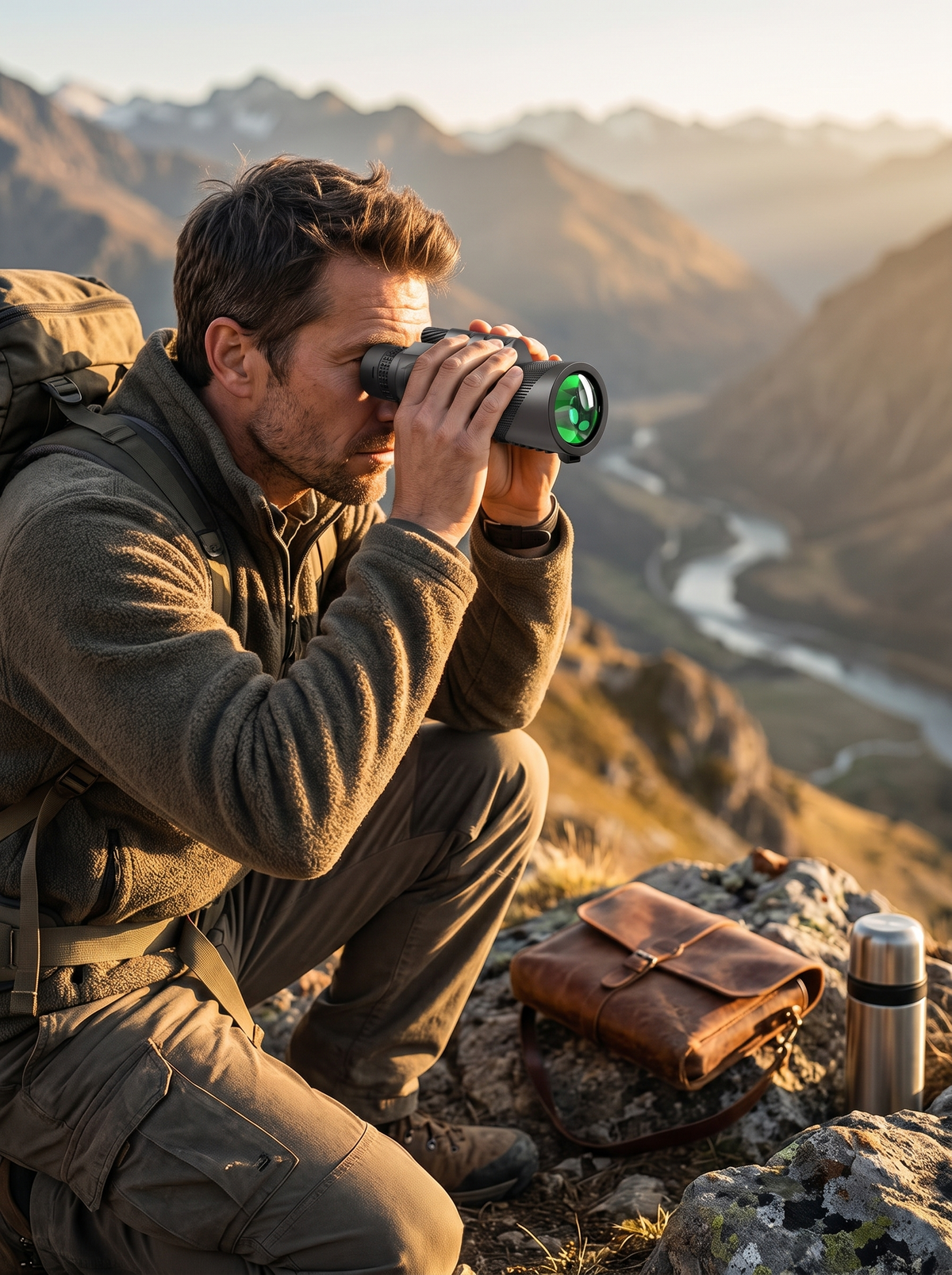 HD Monocular Telescope with Phone Mount lifestyle 1