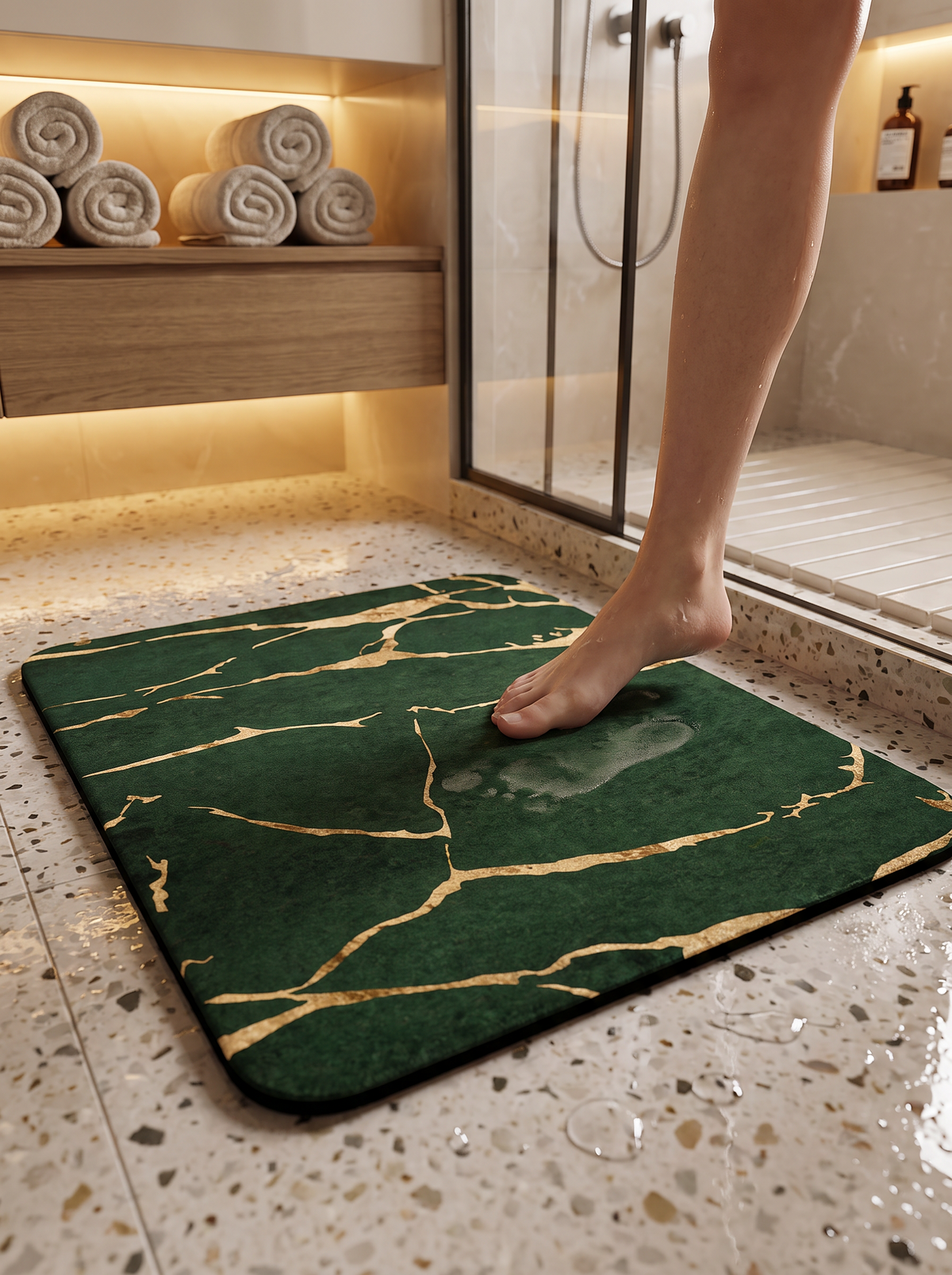 Diatom Stone Quick Dry Bath Mat lifestyle 1