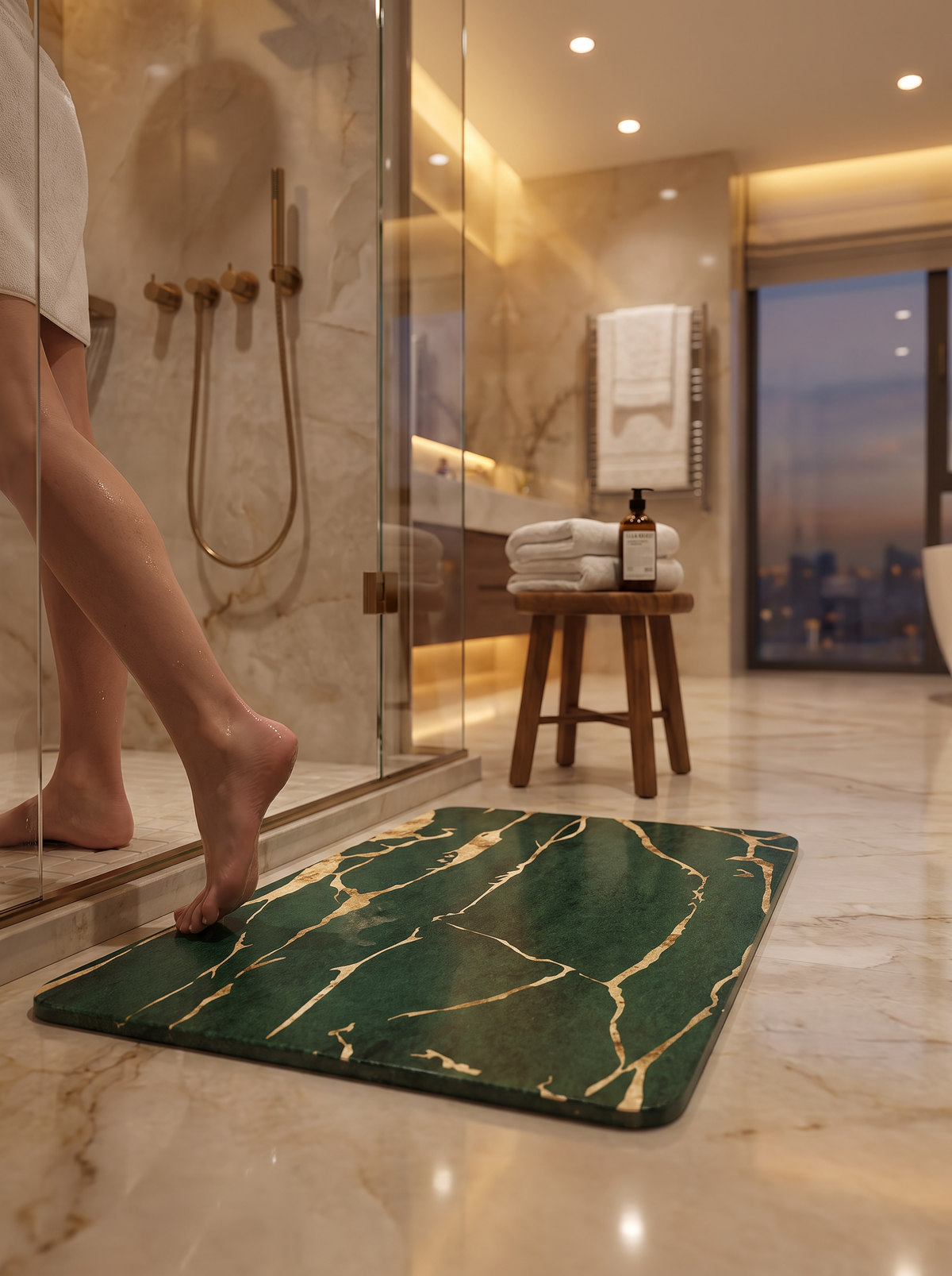 Diatom Stone Quick Dry Bath Mat lifestyle 2