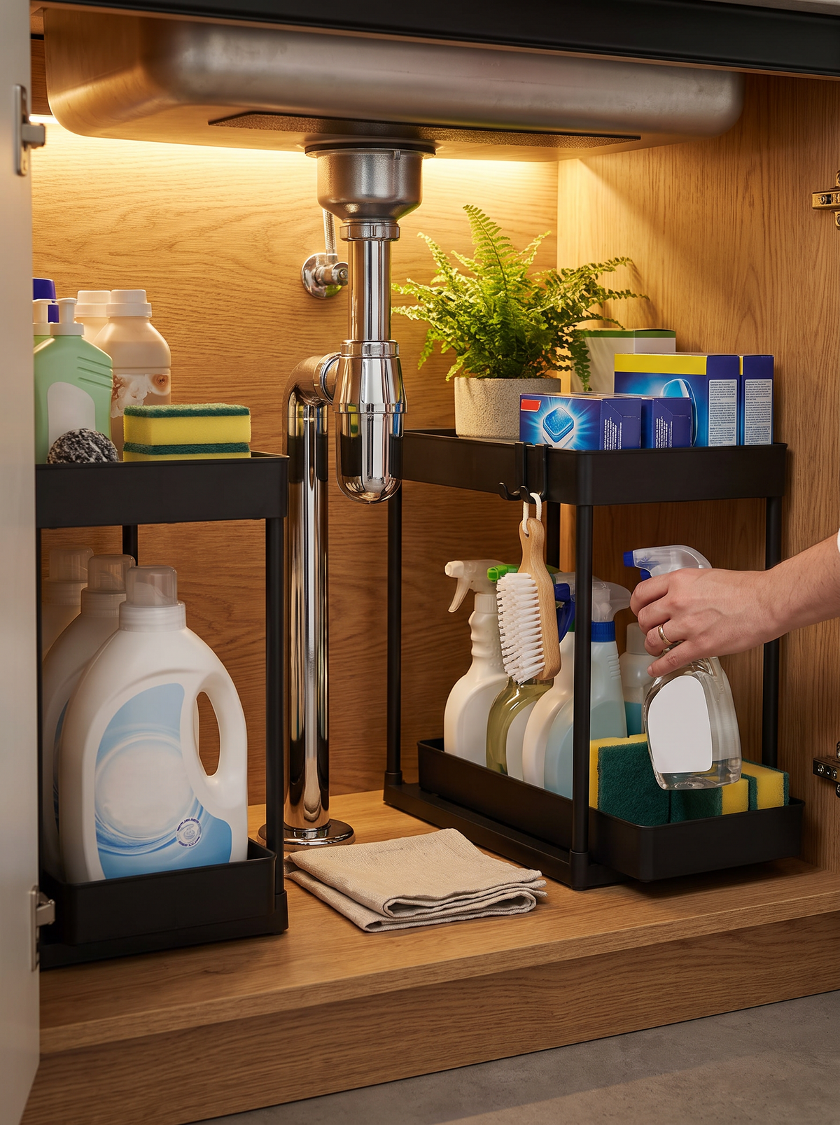Under Sink Organiser Drawer Set lifestyle 1