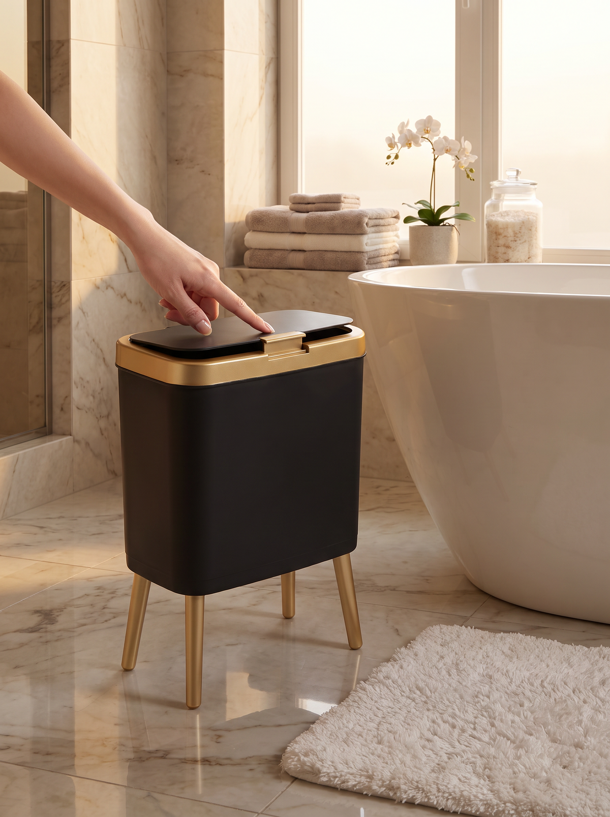 15L Odour Sealing Bin with Elevated Legs lifestyle 3