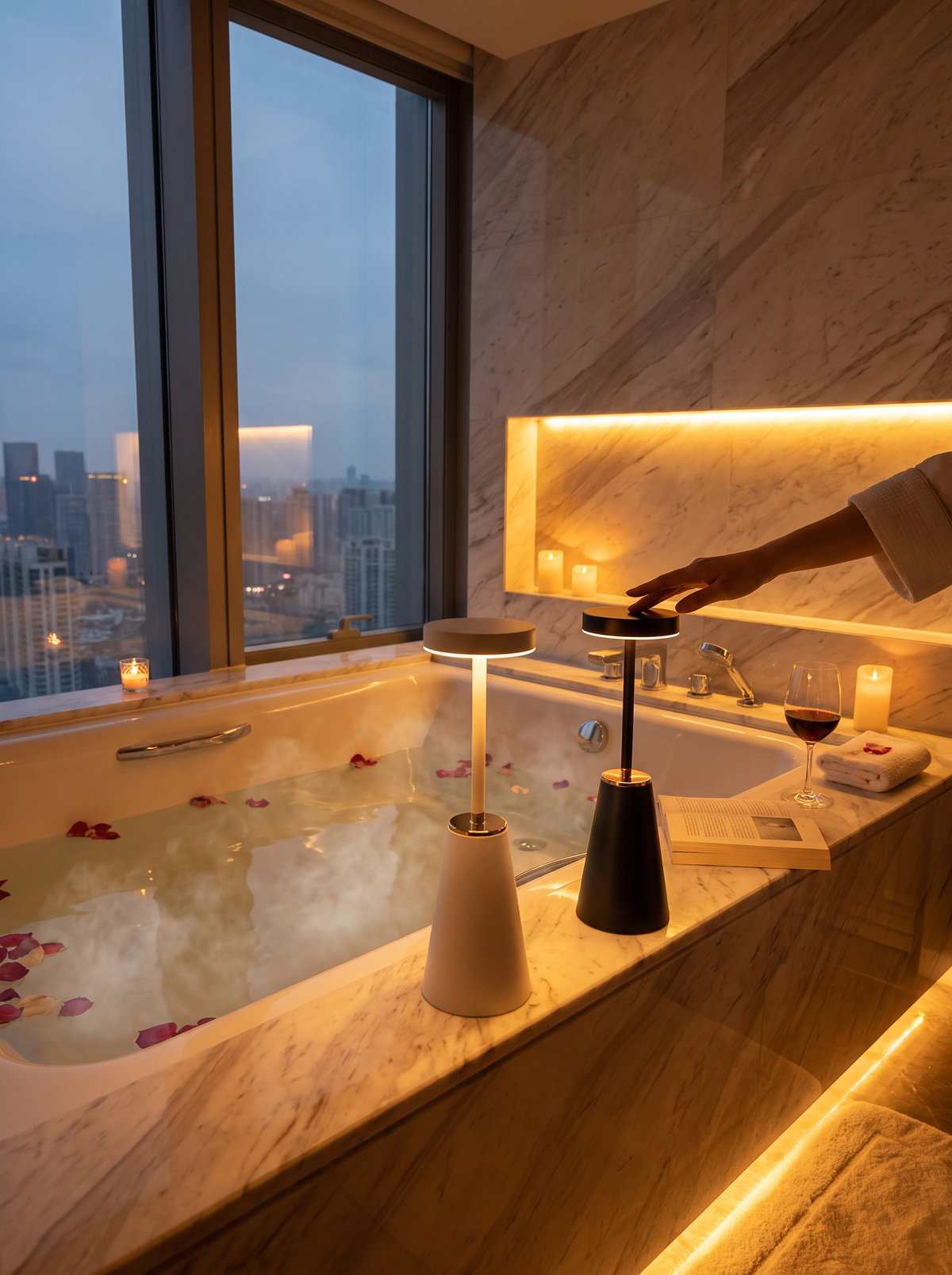 Sleek Wireless Rechargeable Table Lamp lifestyle 2