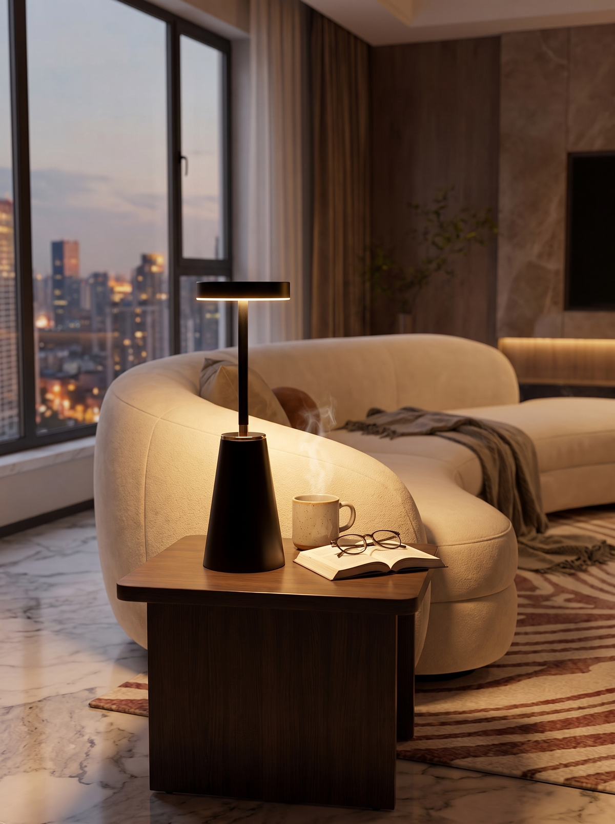 Sleek Wireless Rechargeable Table Lamp lifestyle 3