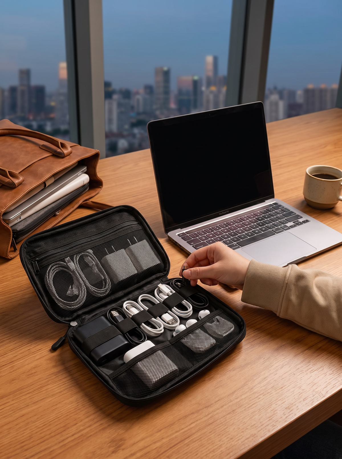 Portable Travel Electronics Organiser Case lifestyle 1