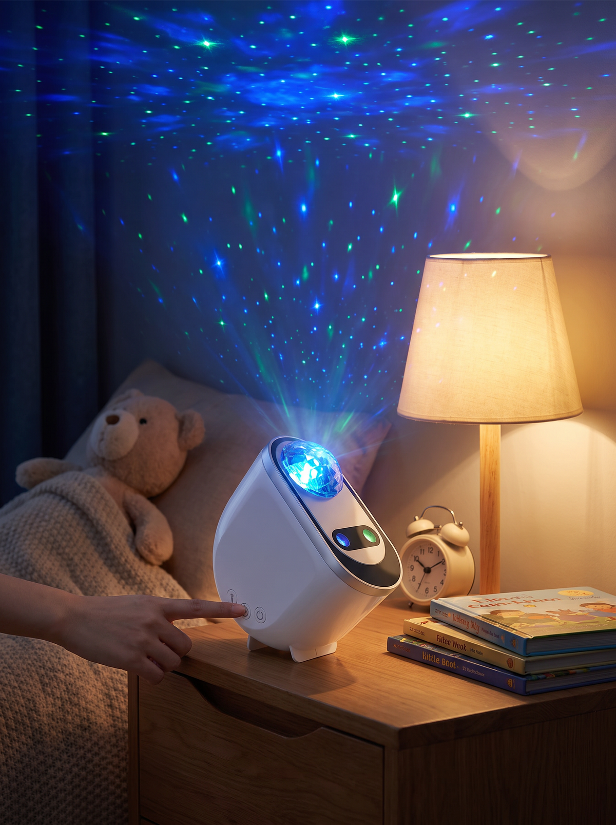 Aurora galaxy projector night light 3