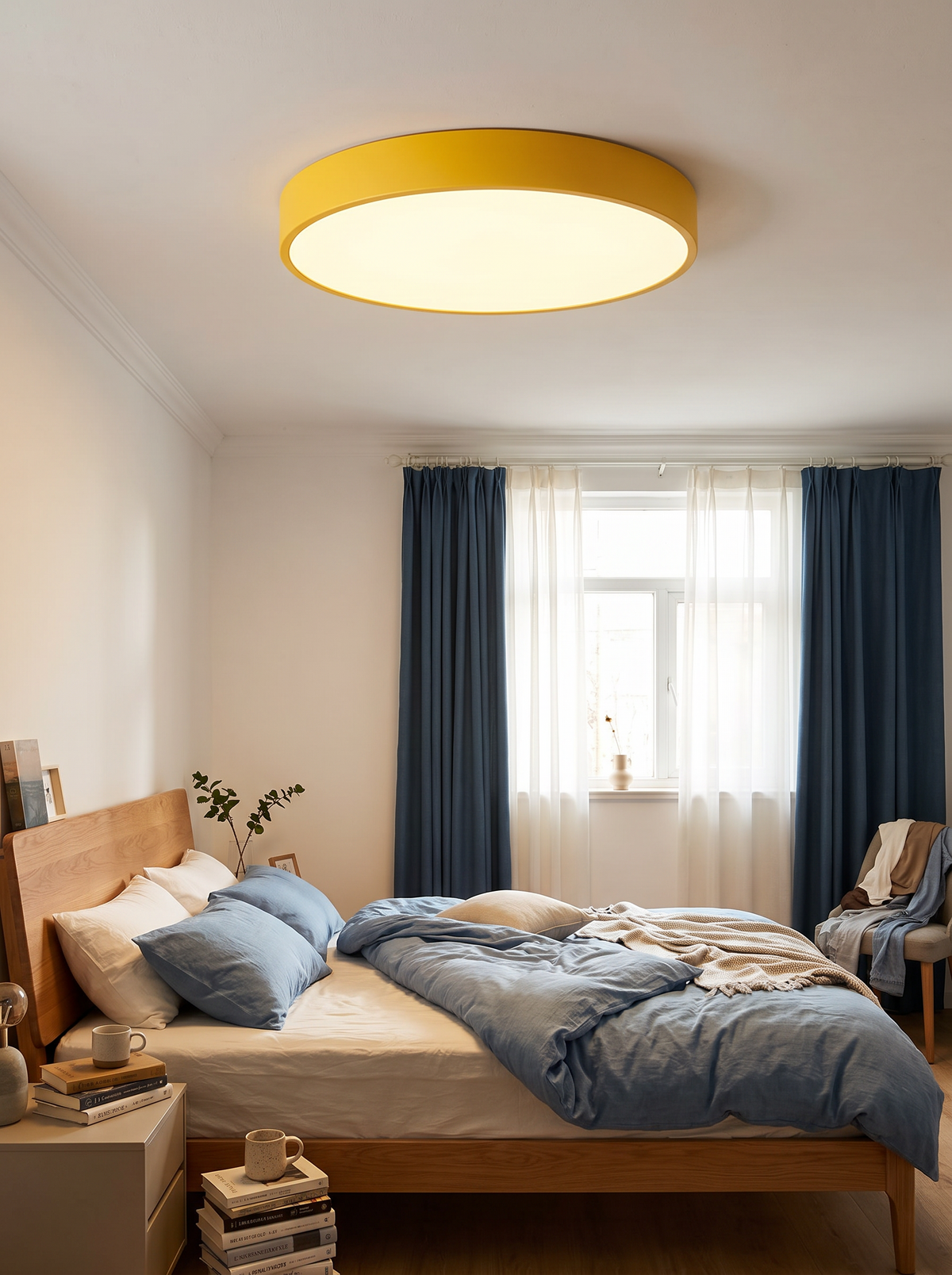 Round LED flush mount ceiling light 2