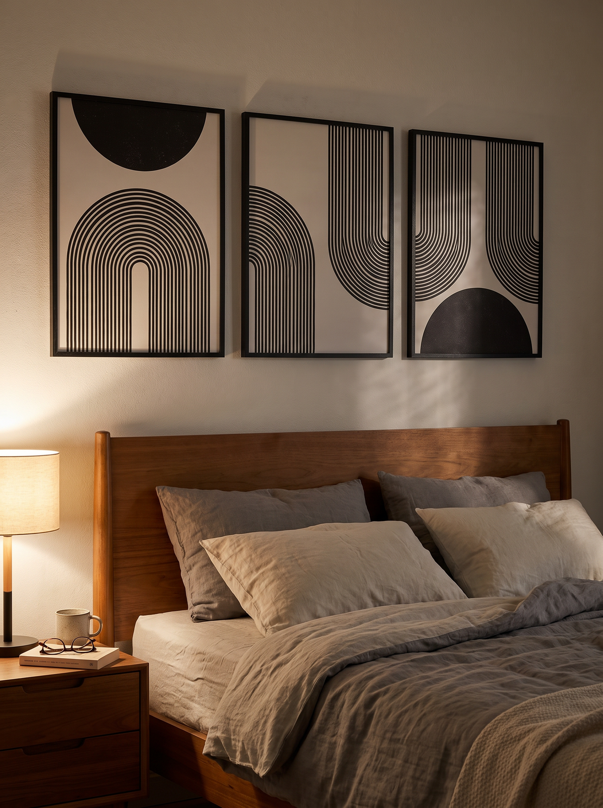 Cordless LED wall light recharging detail