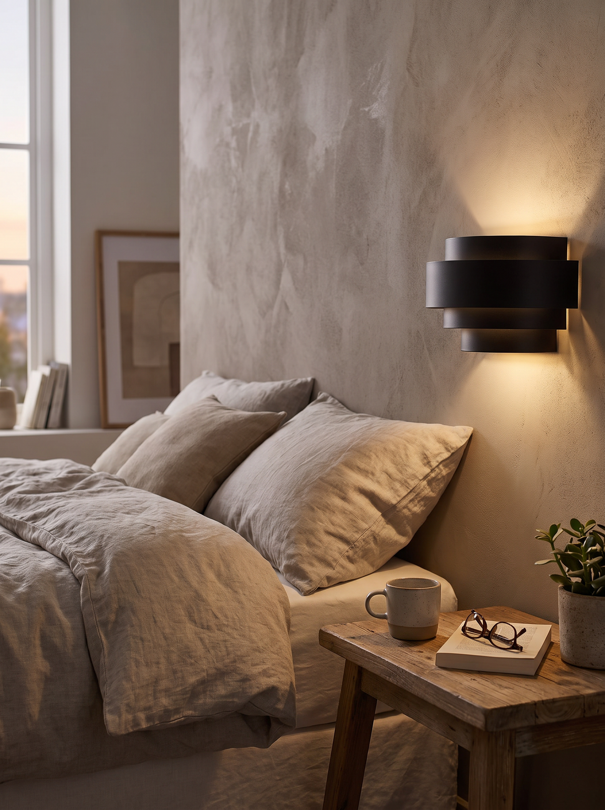 Compact rectangular sconce body detail