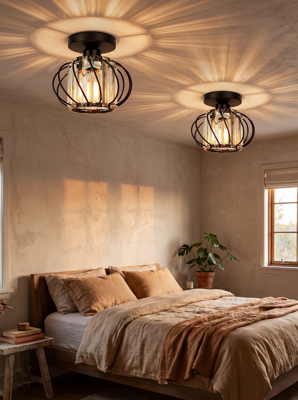 Short drop cage light clearing head height