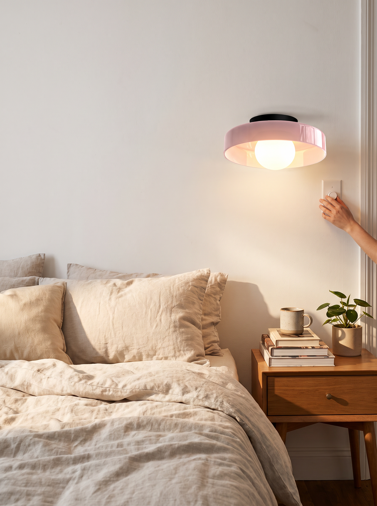 Stylish LED flush mount ceiling light