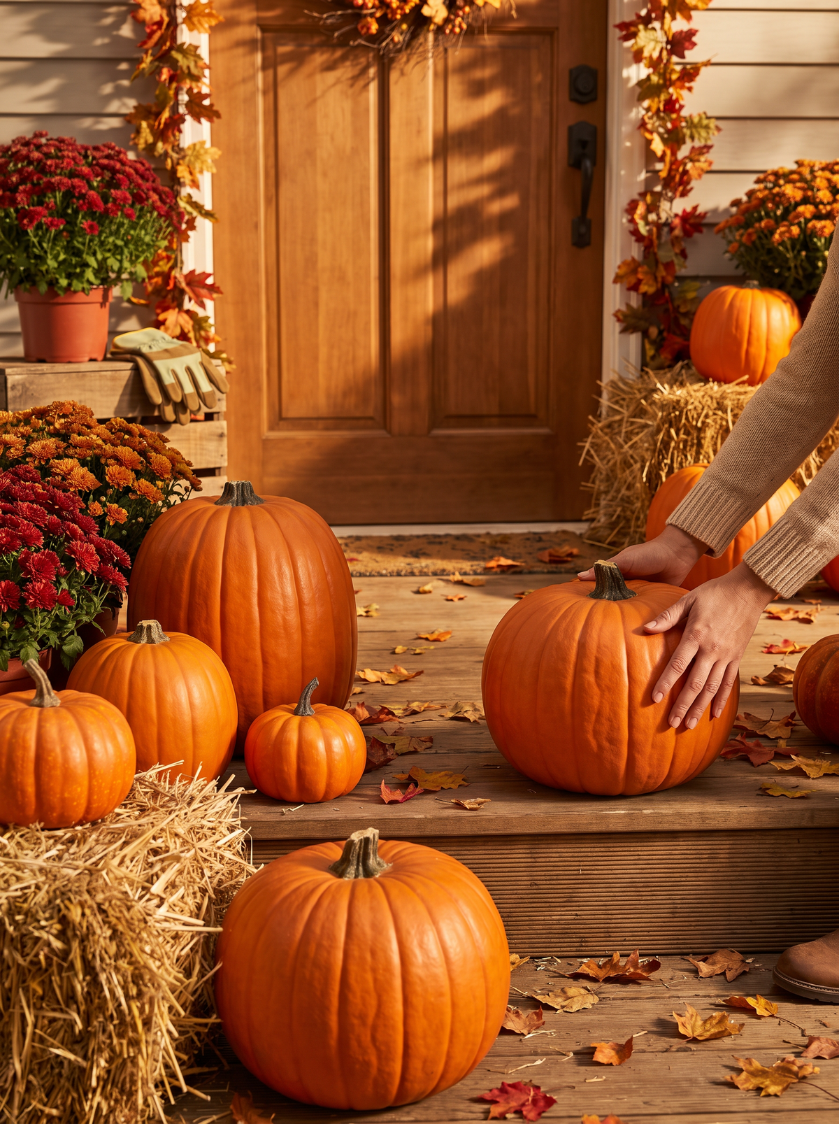 Decorative pumpkins lifestyle 1