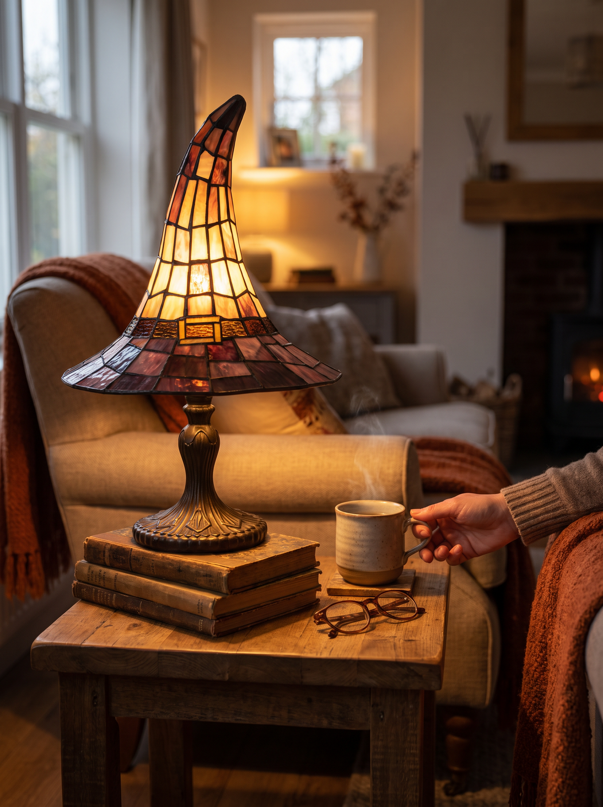 Witch hat lamp lifestyle 1