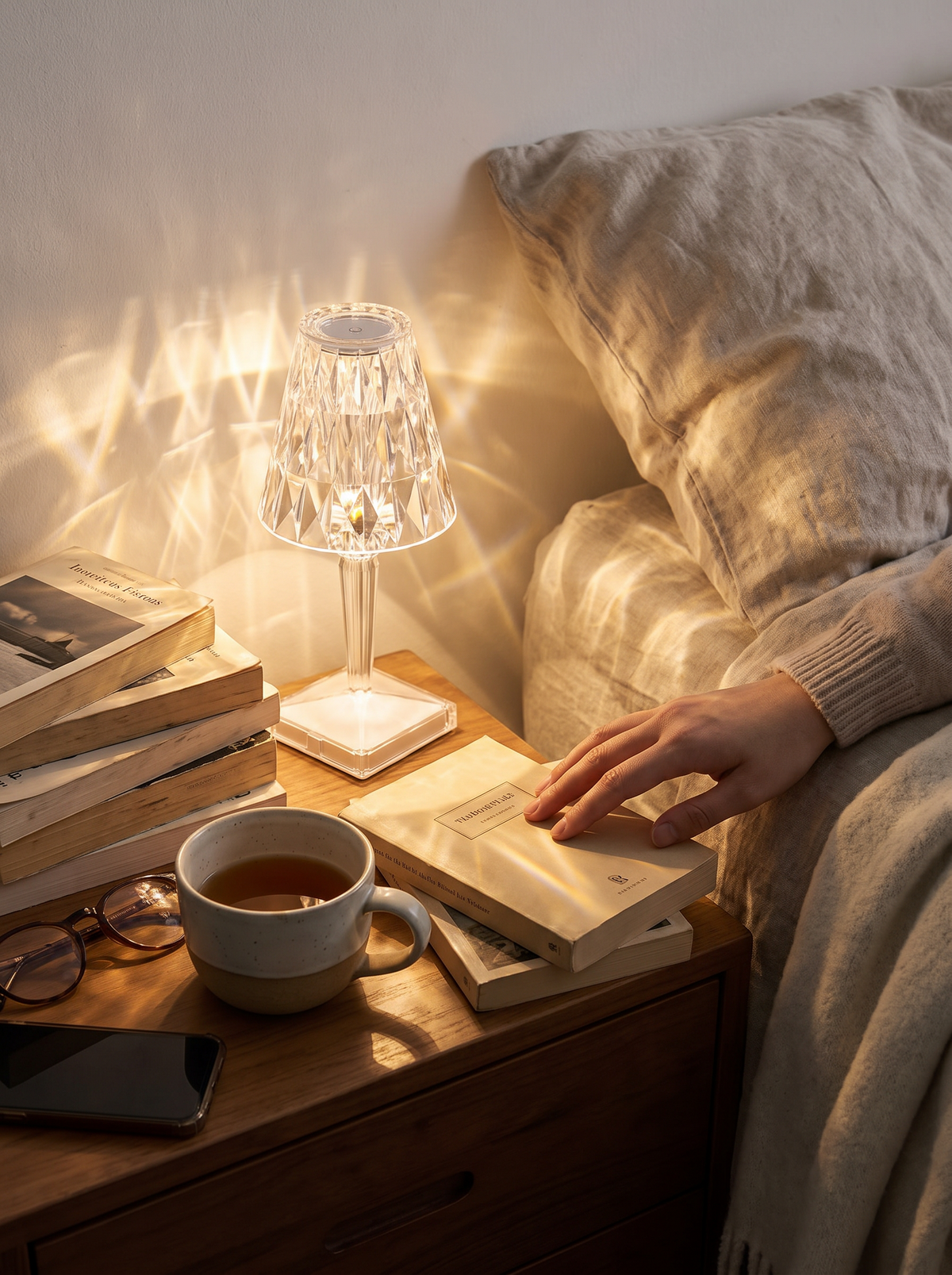 Crystal touch lamp lifestyle 3
