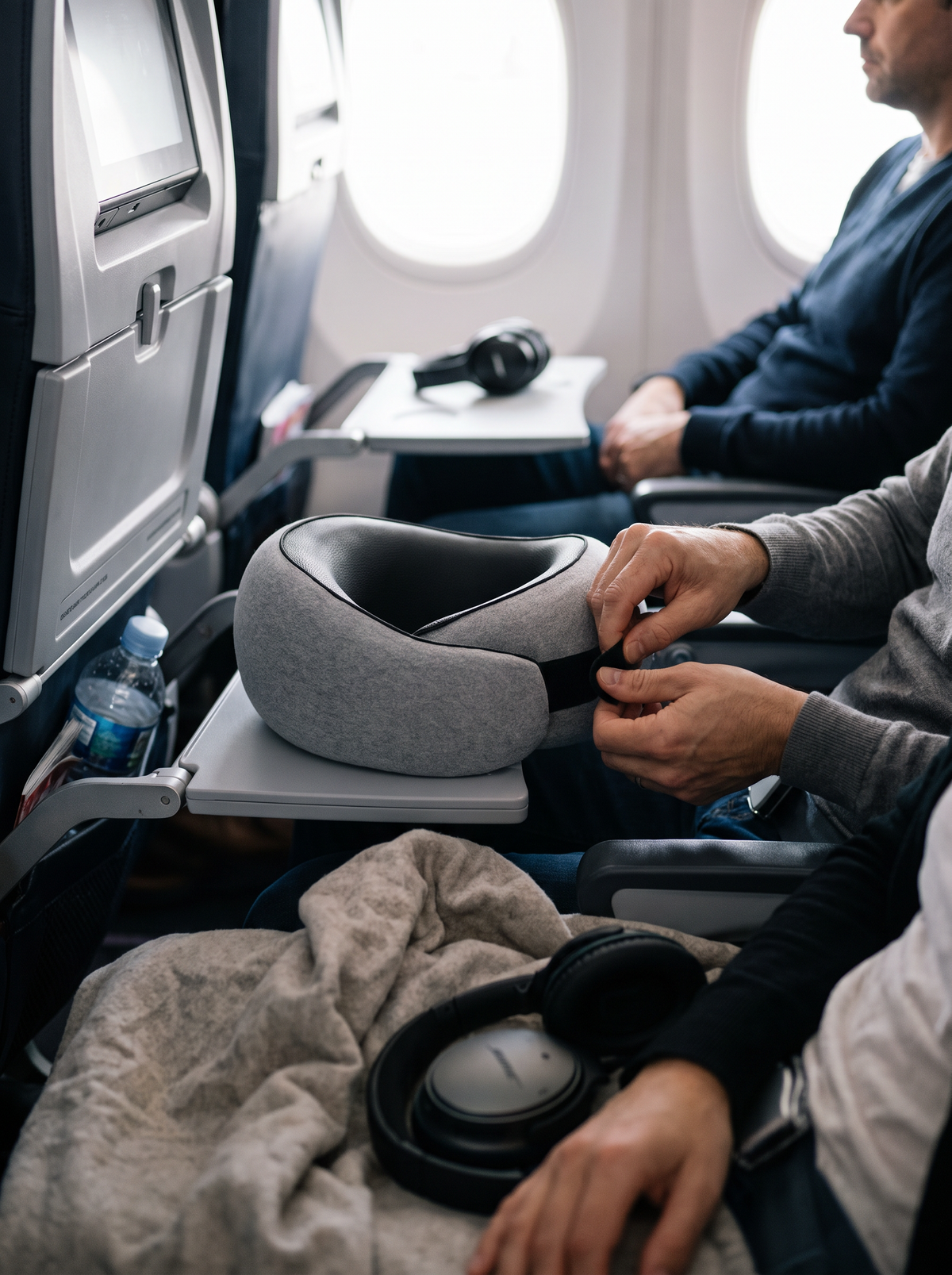 Travel neck pillow lifestyle 1