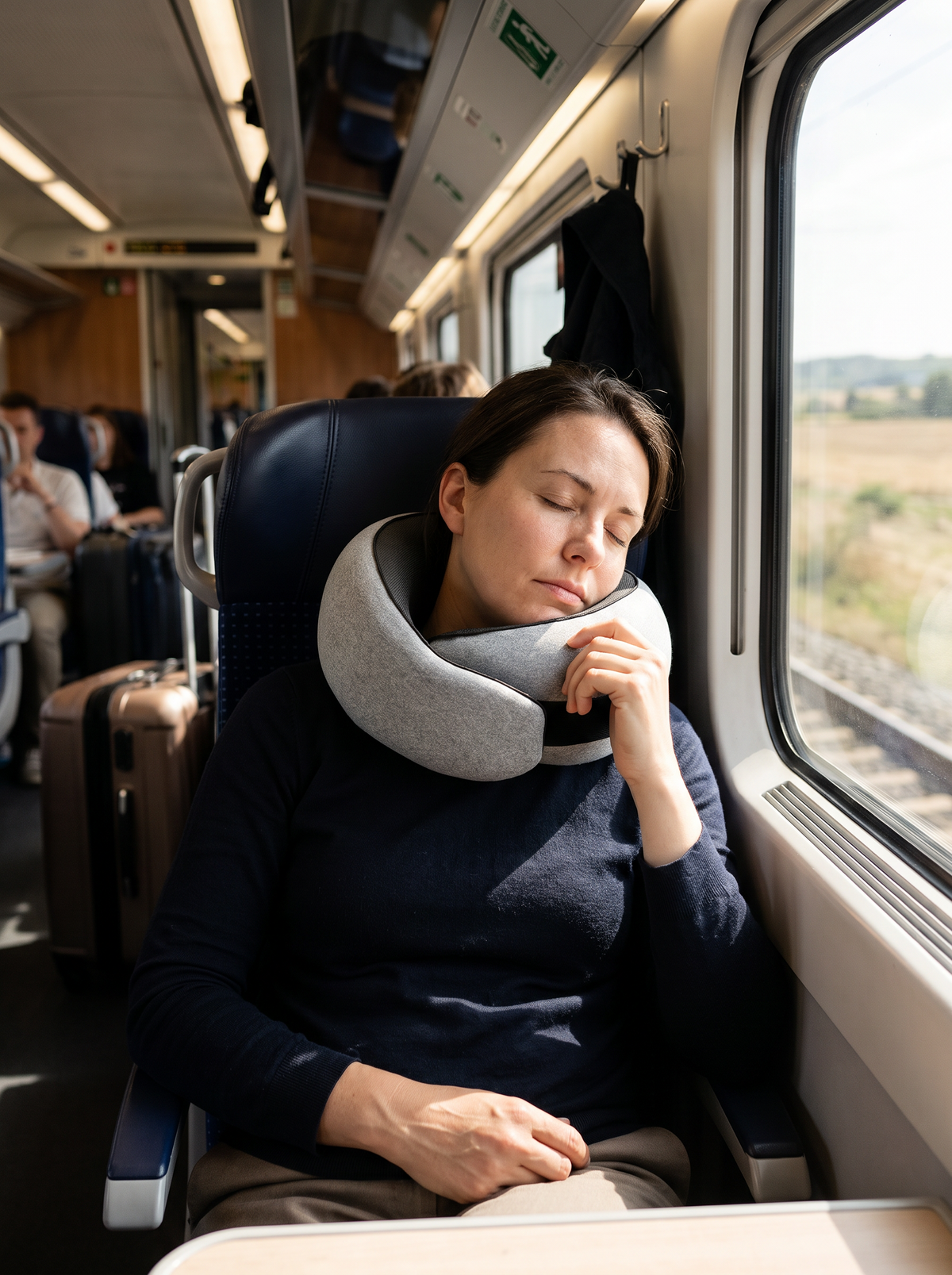 Travel neck pillow lifestyle 2