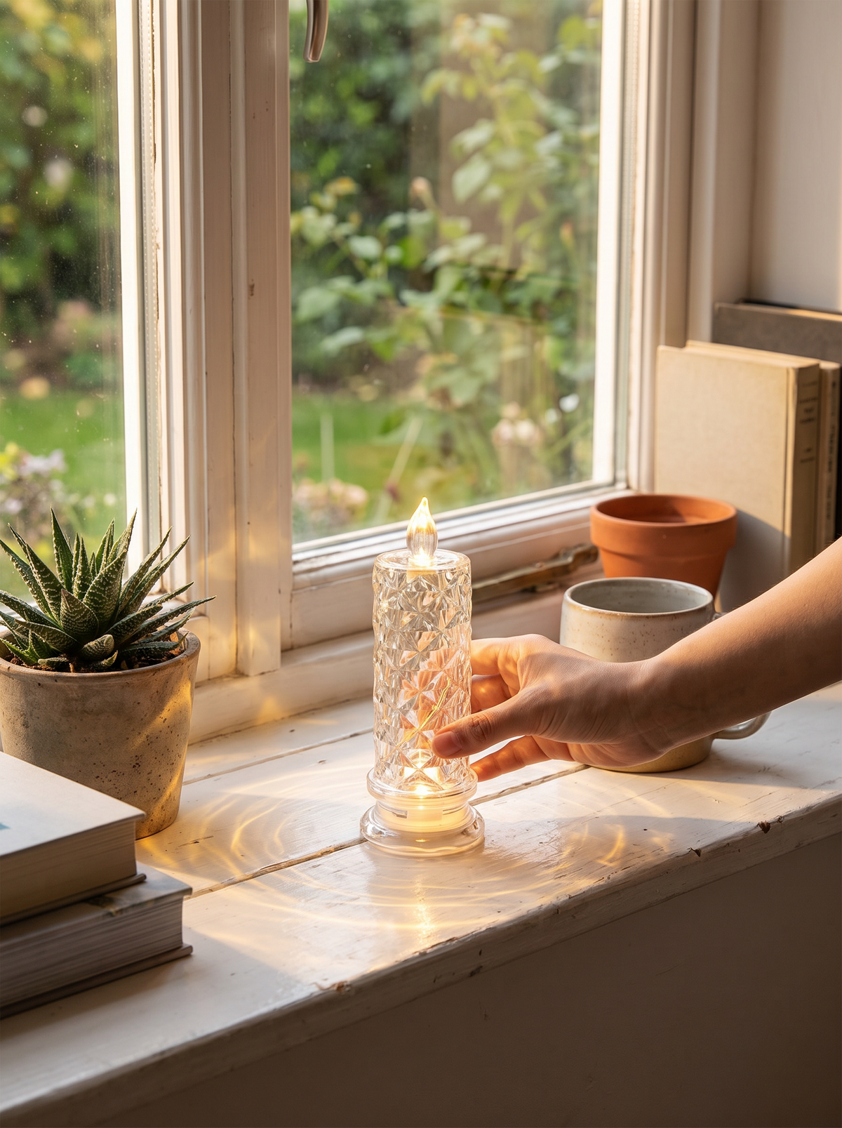 Flameless LED candle lifestyle 2