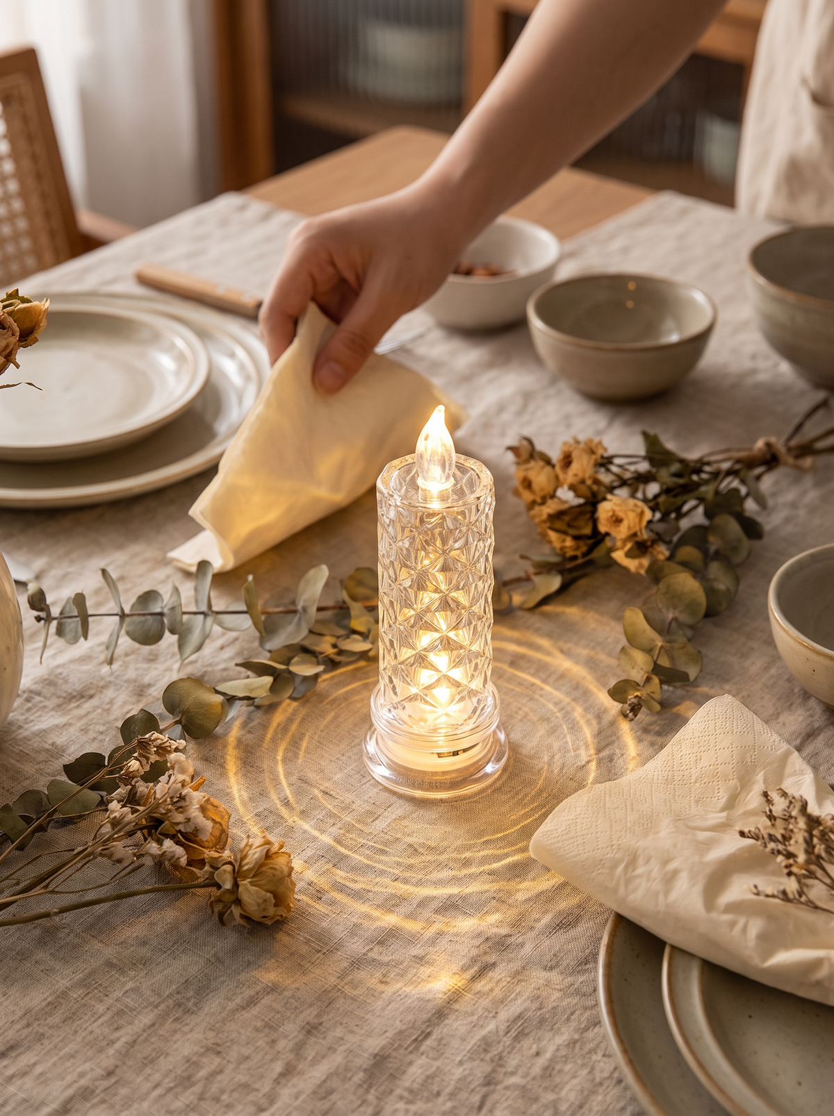 Flameless LED candle lifestyle 3