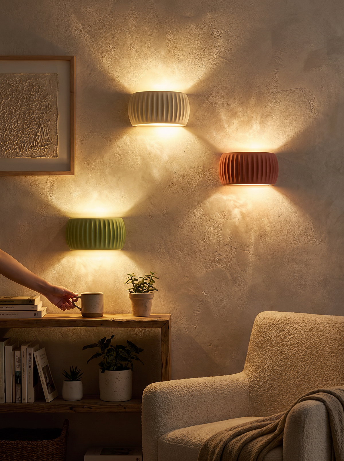 French resin wall lamp lifestyle 2