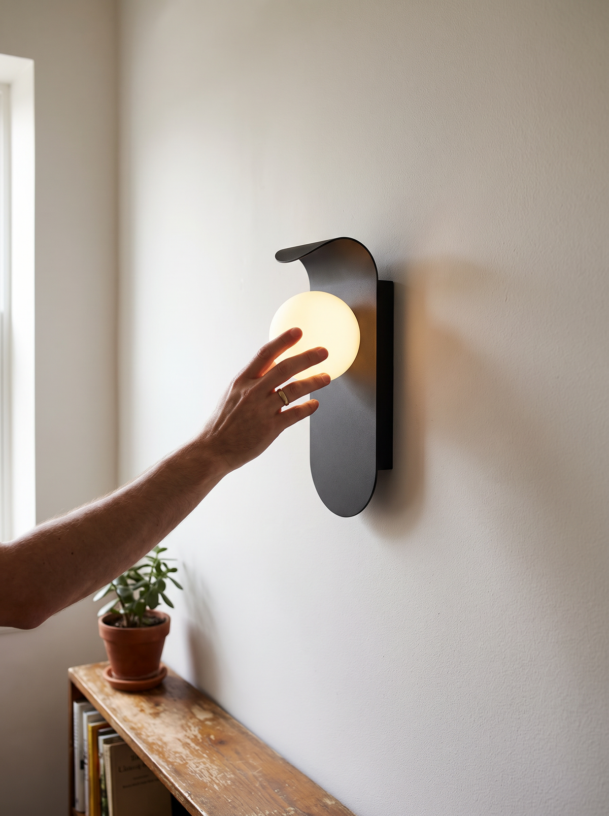 Scandinavian mount wall light lifestyle 1
