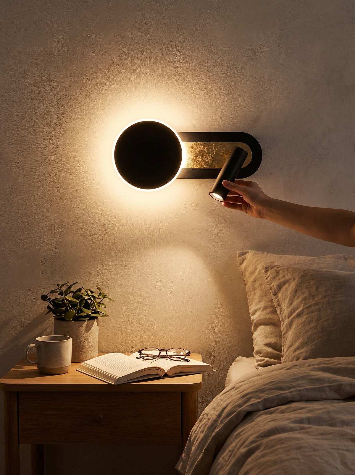 HaloBeam dual wall light lifestyle 1