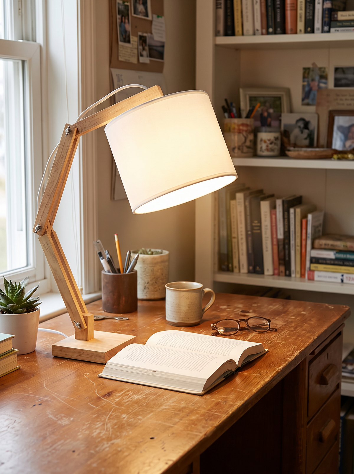 Rilna flexible wooden lamp lifestyle 2