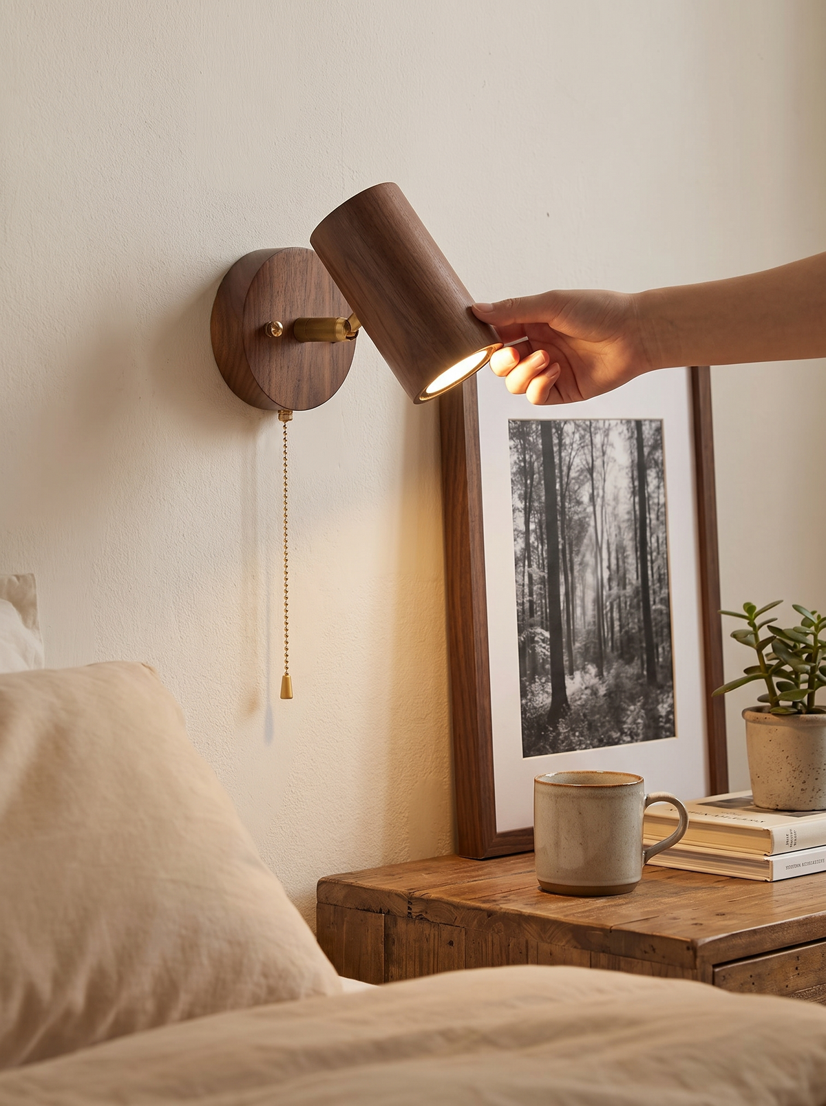 Arlo walnut spotlight lifestyle 2