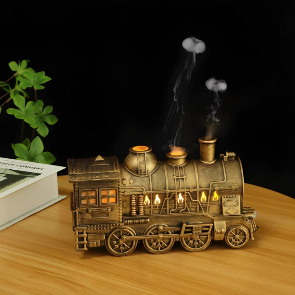 Humidifier Essential Oil Diffuser Train Plastic USB LED Night Light - Image 5
