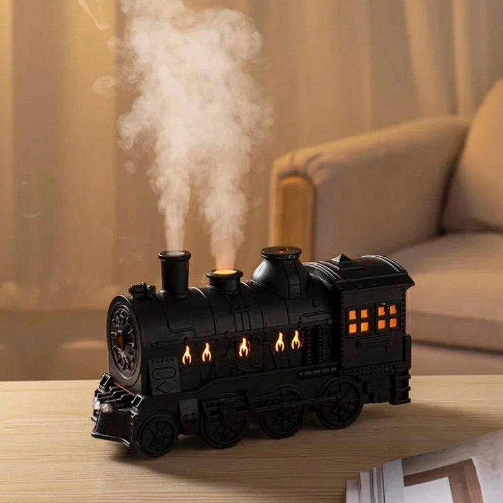 Humidifier Essential Oil Diffuser Train Plastic USB LED Night Light - Image 6