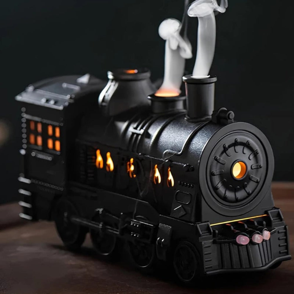 Humidifier Essential Oil Diffuser Train Plastic USB LED Night Light - Image 8