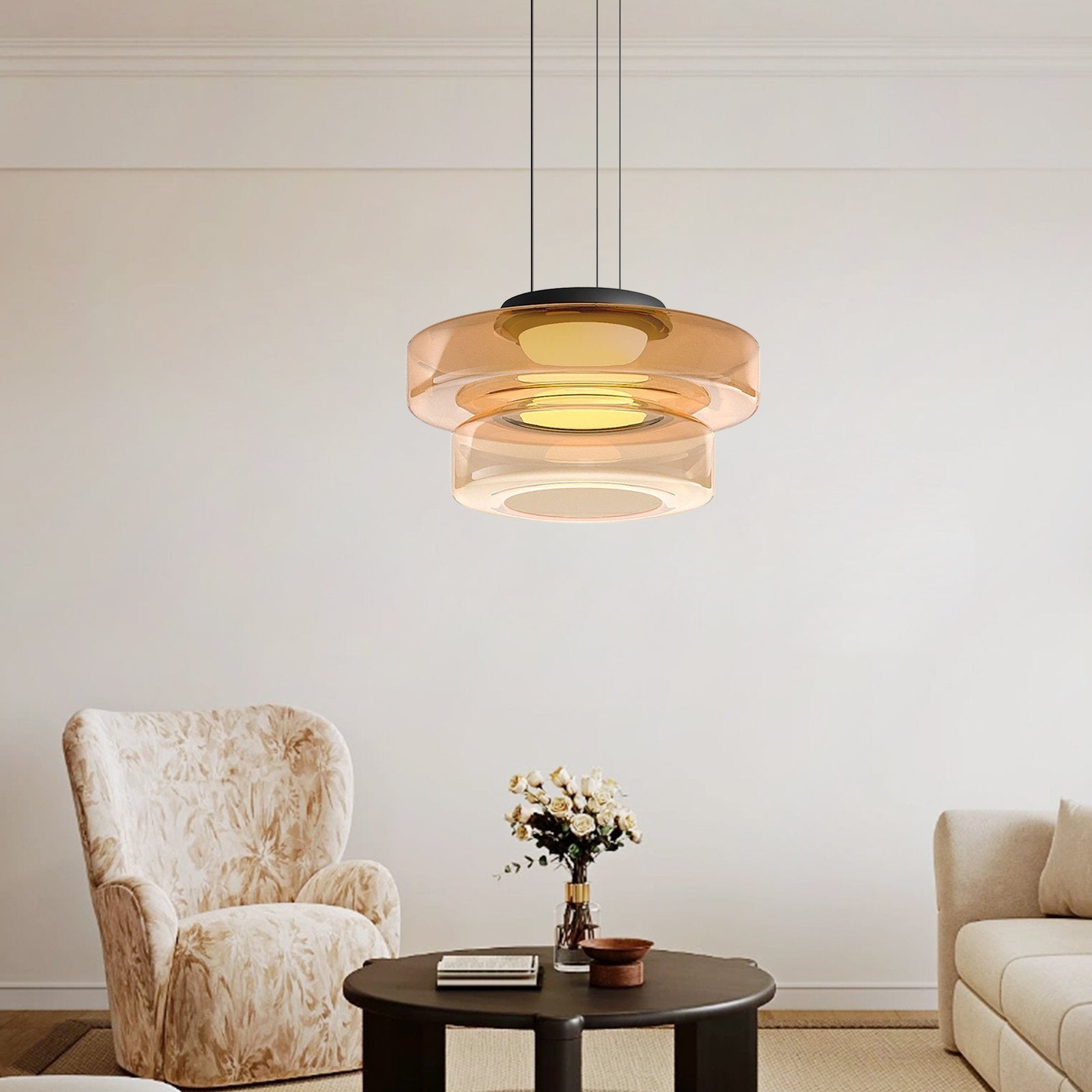 Bauhaus Glass Pendant Lamp