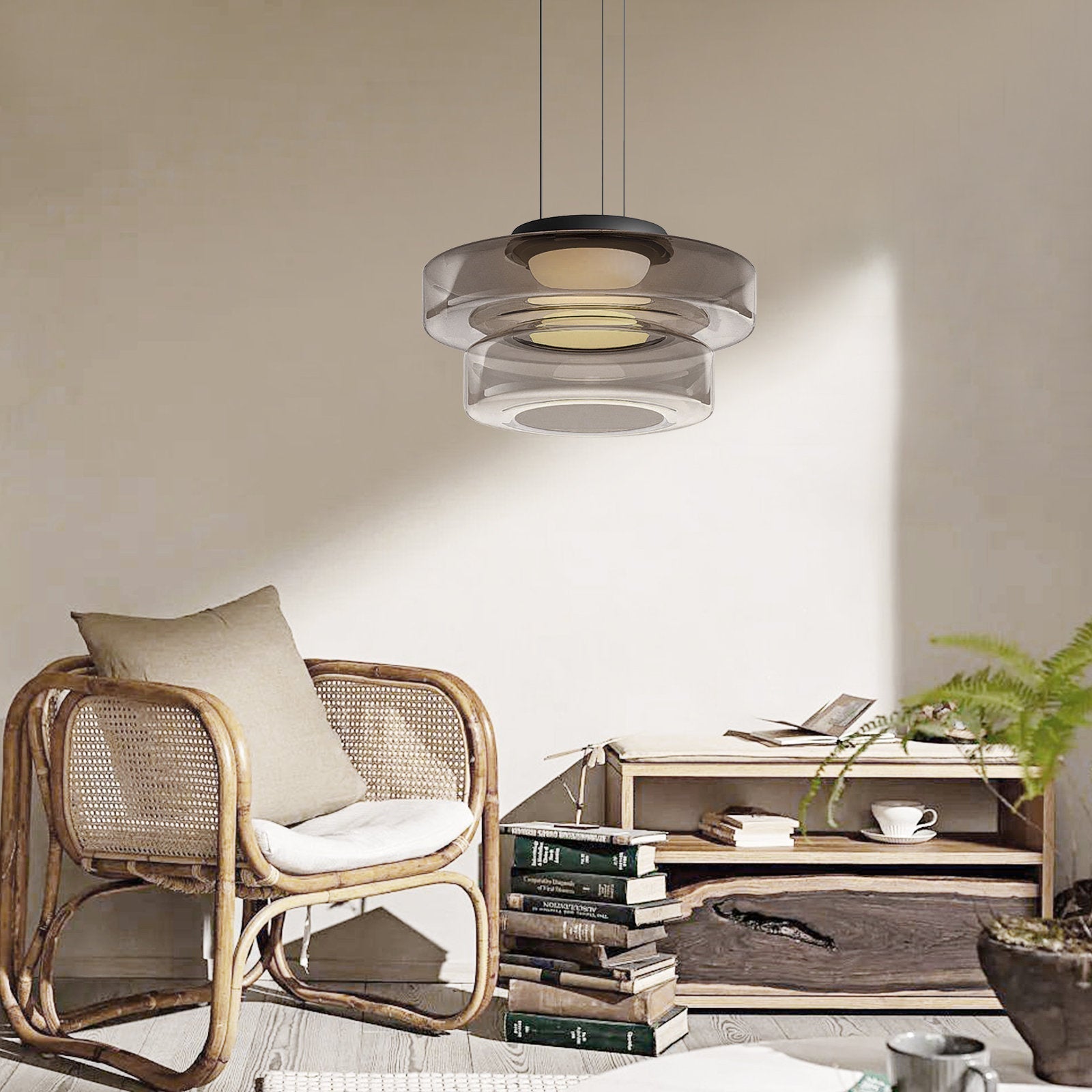 Bauhaus Glass Pendant Lamp