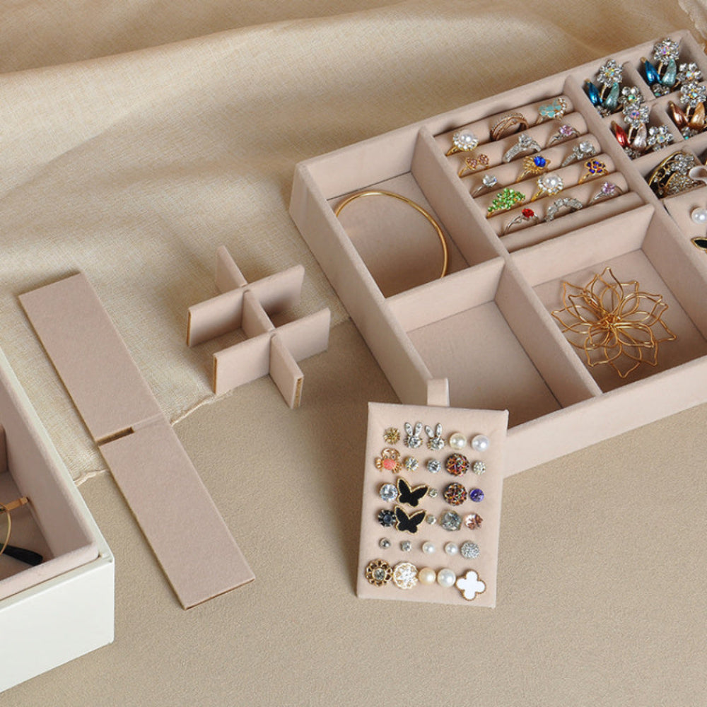 Two Layer Jewellery Box Storage Tray