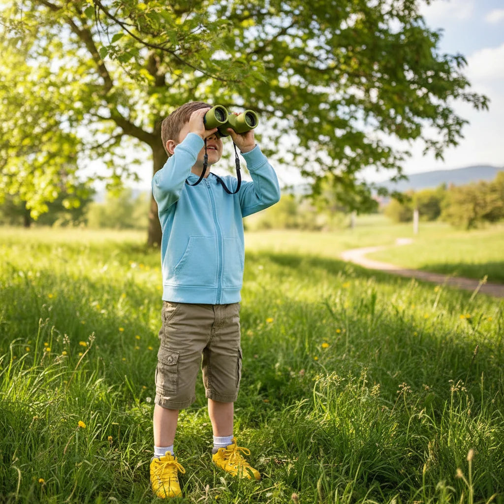 Kids Binoculars Mini Portable Outdoor Adventure Toy Binoculars - Image 4
