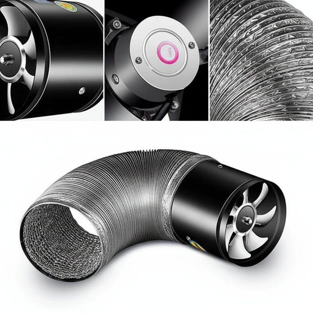 Kitchen Exhaust Fan Ventilation Compact Design - Image 8