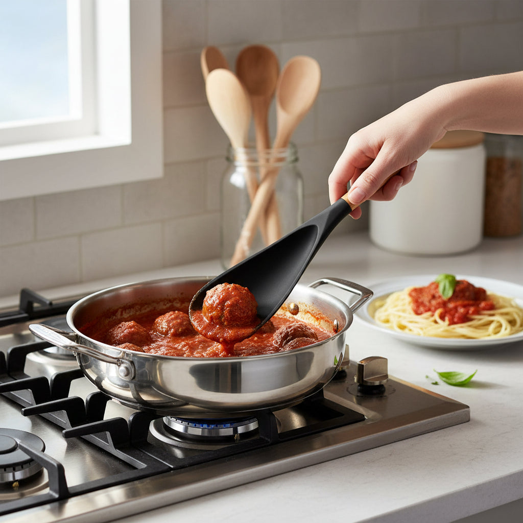 Seamless Silicone Spatula Cooking Spoon