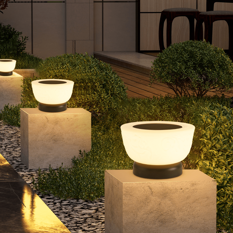 Solar LED Outdoor Pathway Lamp