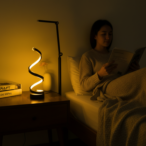 LED Desk Lamp Modern Adjustable Touch Control Clamp - Image 1