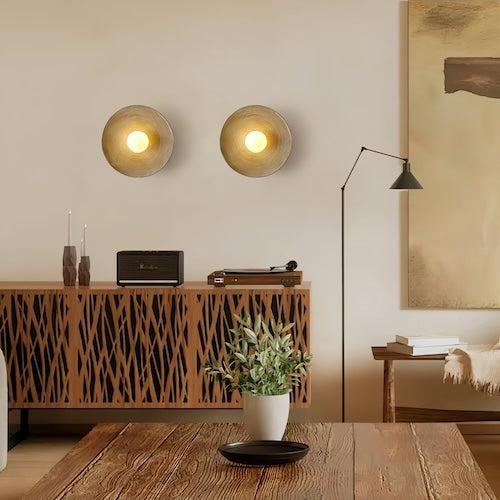 Rustic Wood LED Wall Sconce