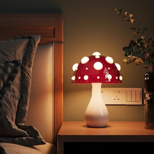 Amanita LED Mushroom Table Lamp